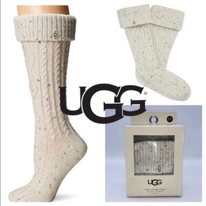 UGG Cream Cable Knit Socks